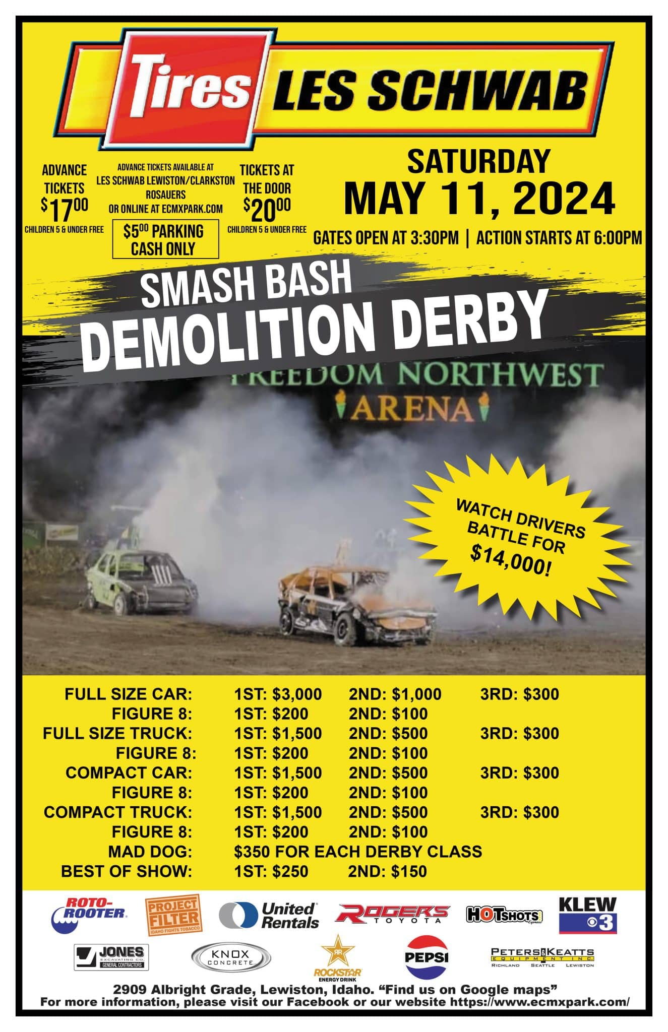 PosterSmashBashDemolitionDerby2024s EC Enterprises