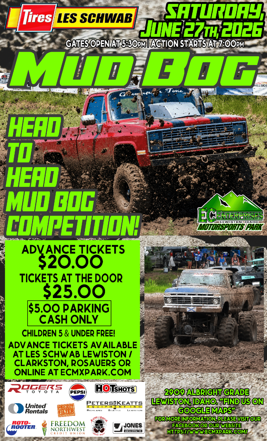 Shwab Racing Les Schwab Mud Bog Racing | EC Enterprises